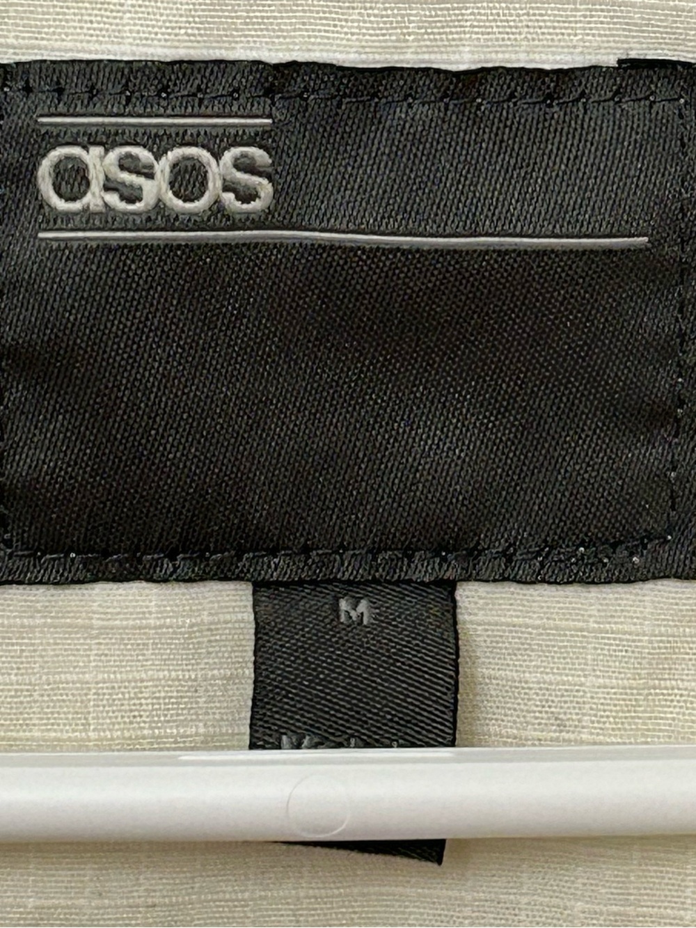 ASOS Cream Zip-Front Lightweight Jacket - Picture 5 of 6